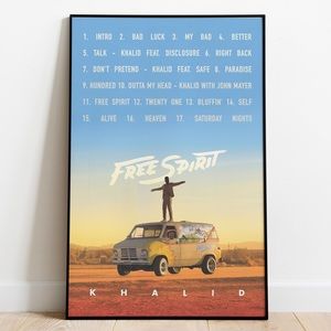 Khalid - Free Spirit Poster
